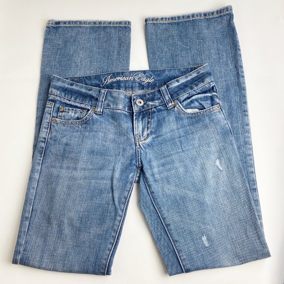 American Eagle Favorite Boyfriend Jeans Size 2L - Picture 10 of 14